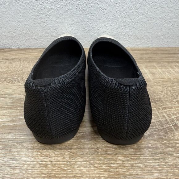 Vivaia Pointed-Toe Ballet Flats Aria 5° SIZE EU 39 | US 8 Black Cream Comfort - Picture 6 of 13